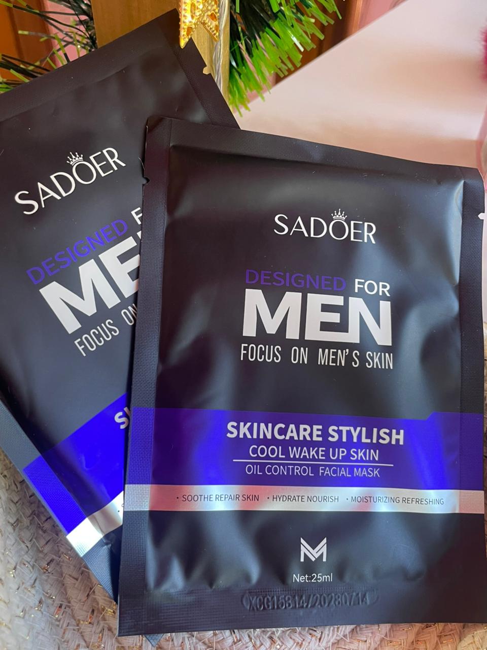 Mascarilla Facial Anti Grasa Hombre SADOER