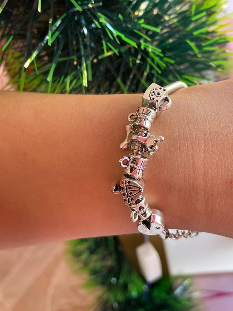 Pulsera Pandora Acero Blanco