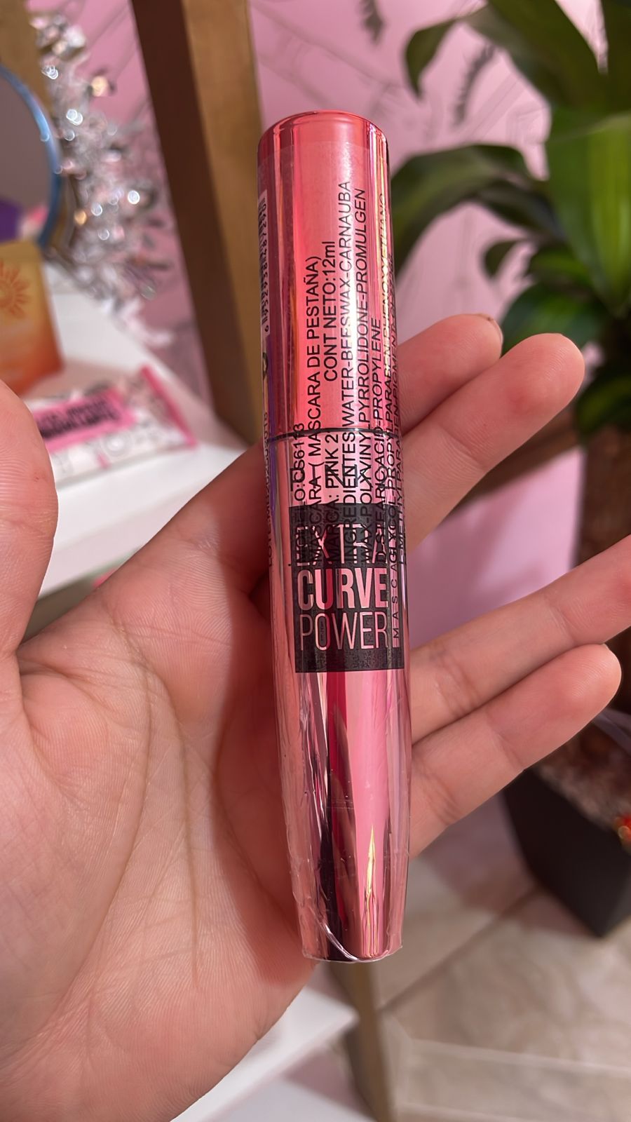 Máscara de pestañas waterproof