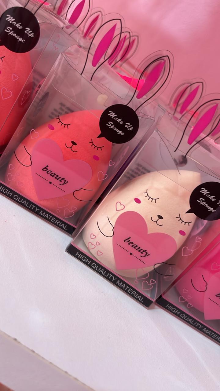 Esponja de Maquillaje Diseño Conejito